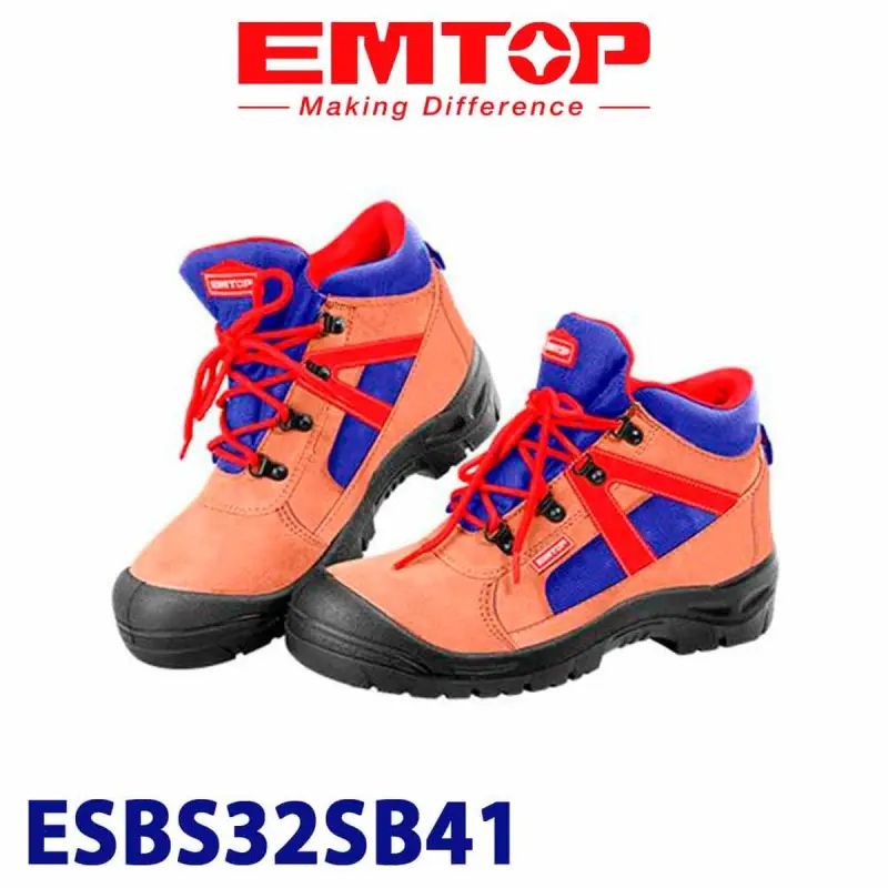 Emtop ESBS32SB41 | Safety Boots 41 Size Industrial Grade