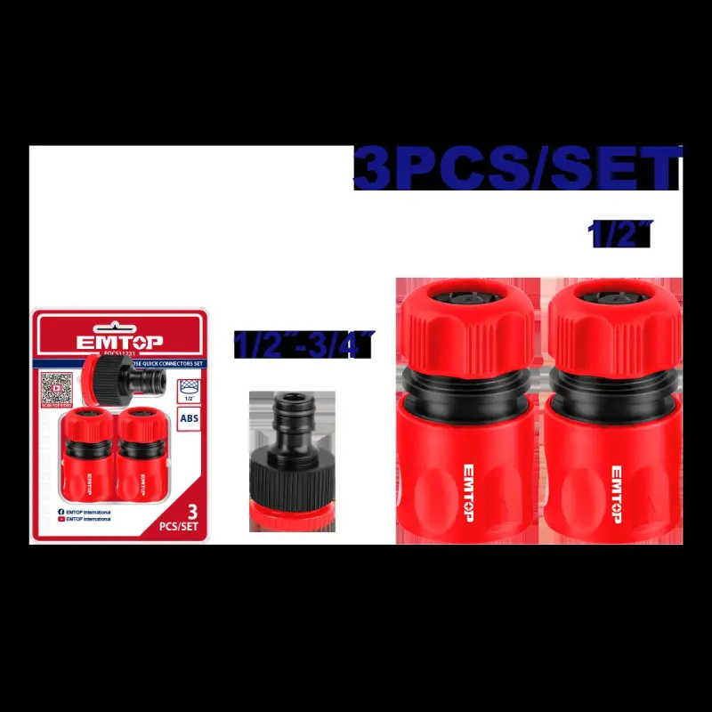 Emtop EQCS11231 | 3 sanylyk 1/2 dýuým şlang nasadka toplumy