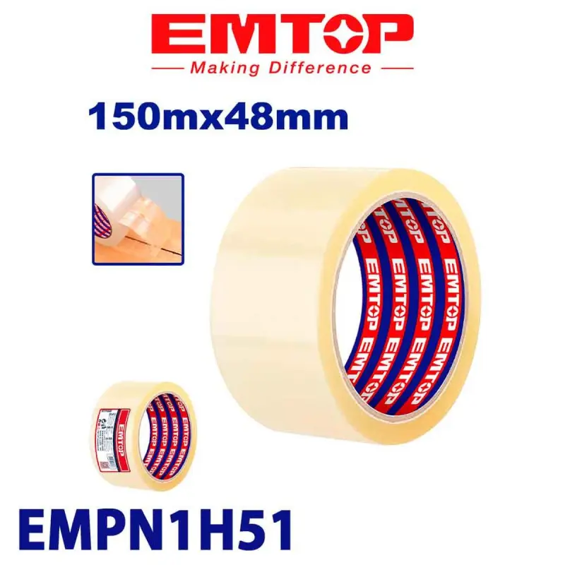 Emtop EMPN1H51 | Упаковочная лента 150м x 48мм