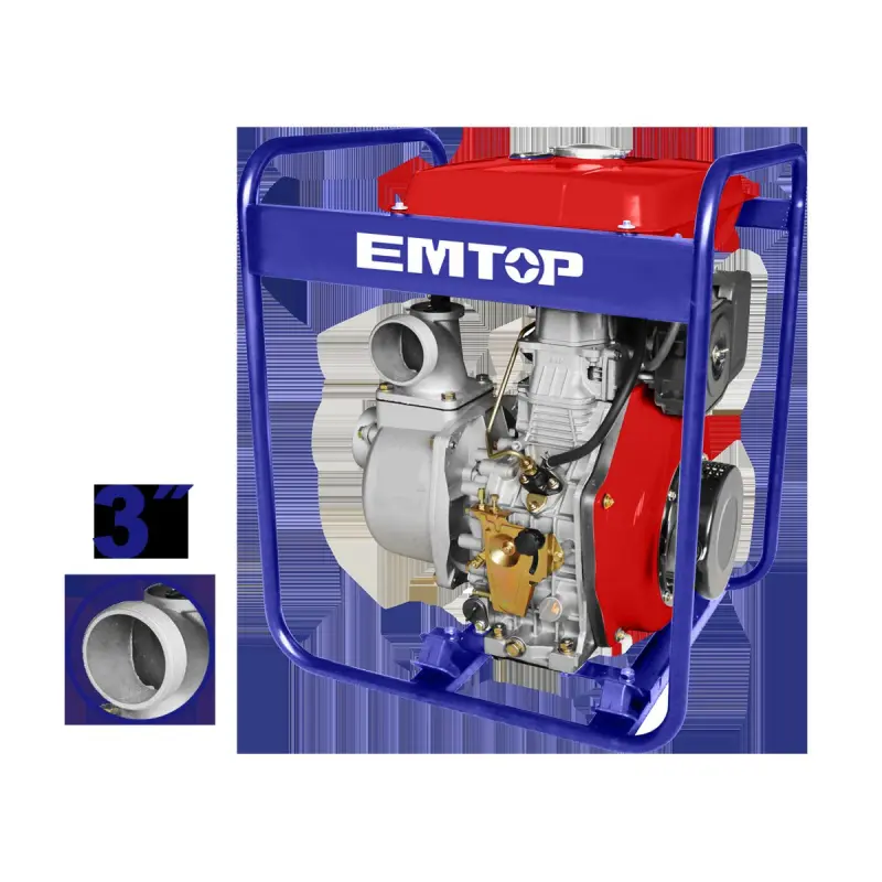Emtop EDWP8011 | Diesel Water Pump 80mm 1000L/min