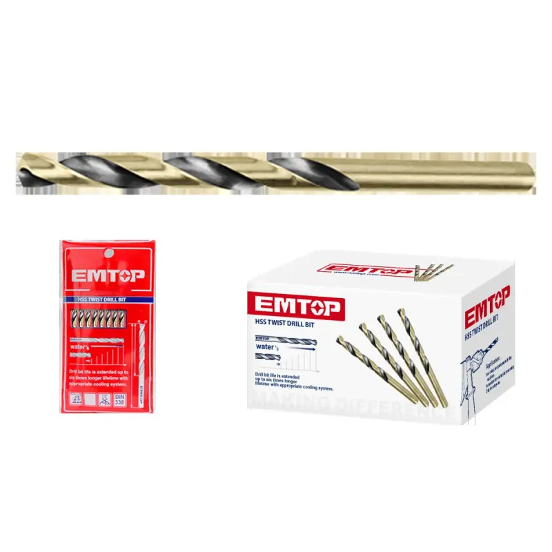 Emtop ETDB10401 | Спиральное сверло 4.0 мм HSS