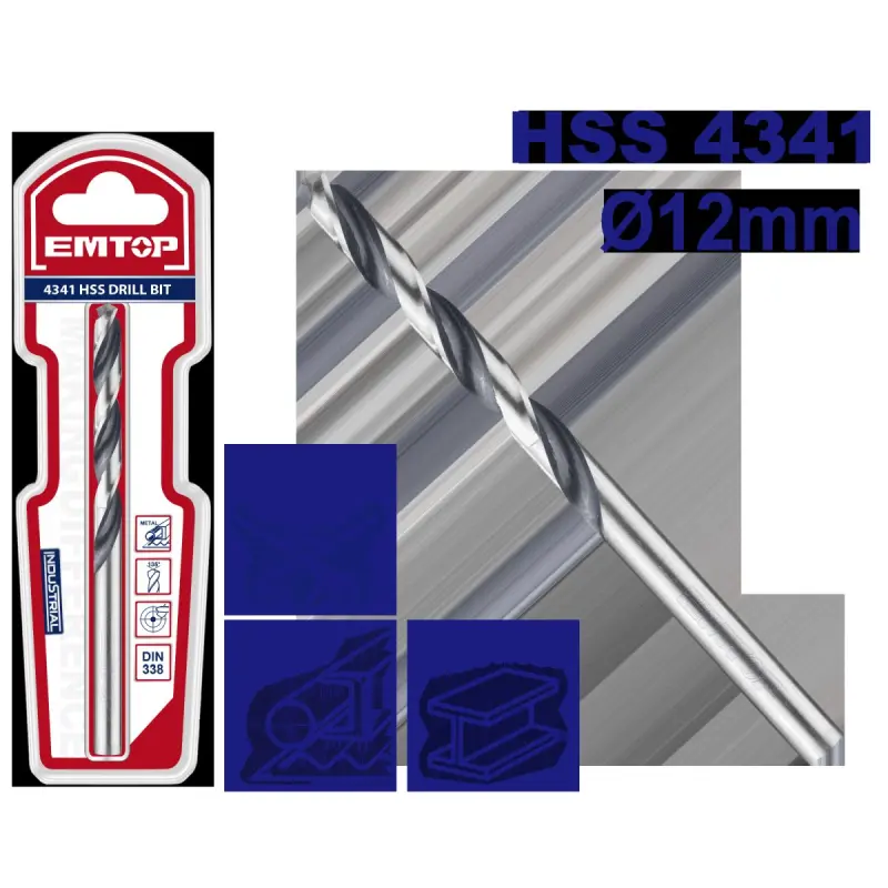 Emtop ETDB310122 | HSS4341 Buraw 12,0mm