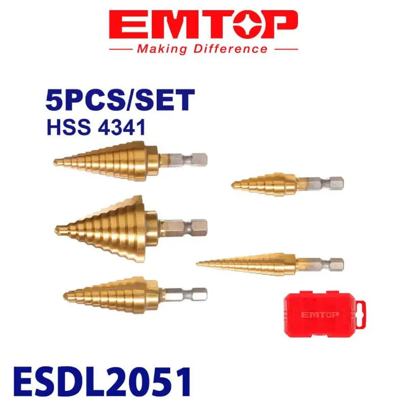 Emtop ESDL2051 | Swerlo Yonushka Drill Bit Set 5pcs