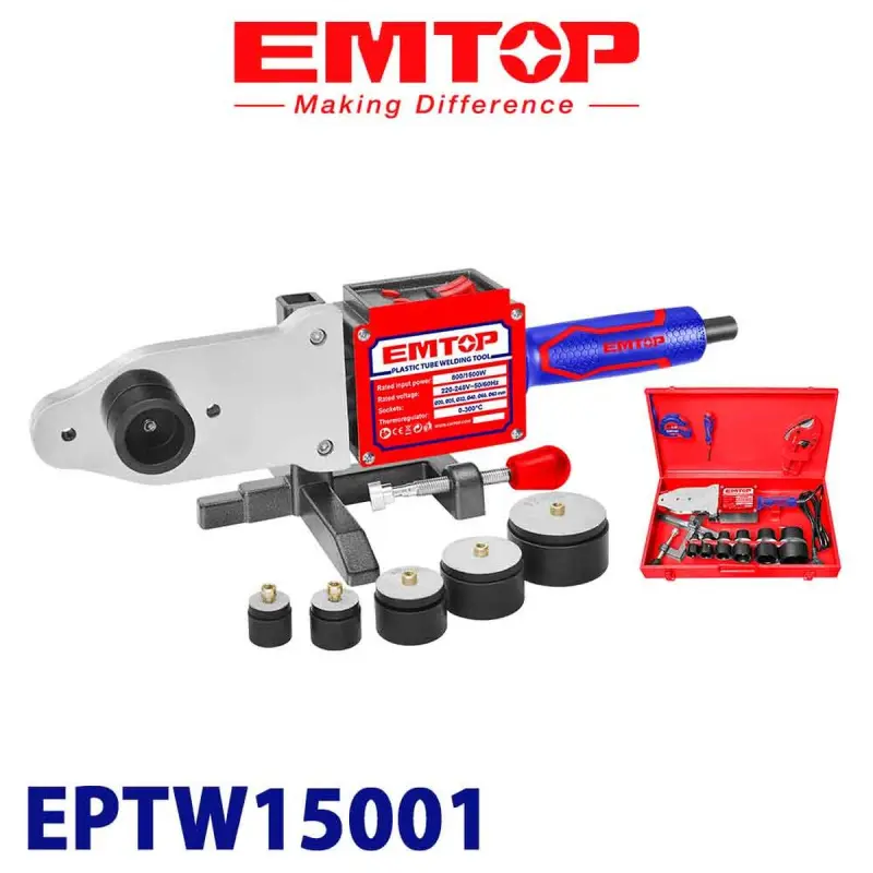 Emtop EPTW15001 | Steam Iron 800W–1500W Adjustable Power