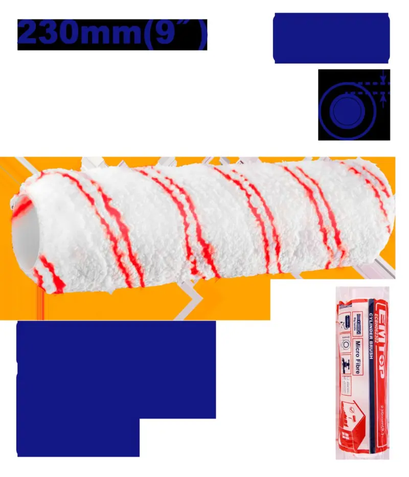 Emtop ECBH062302 | Paint Roller Sleeve 230mm High-Density Fabric