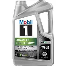 Mobil 1 Advanced Fuel Economy 0W-20 Motor Oil 4.73L (USA)