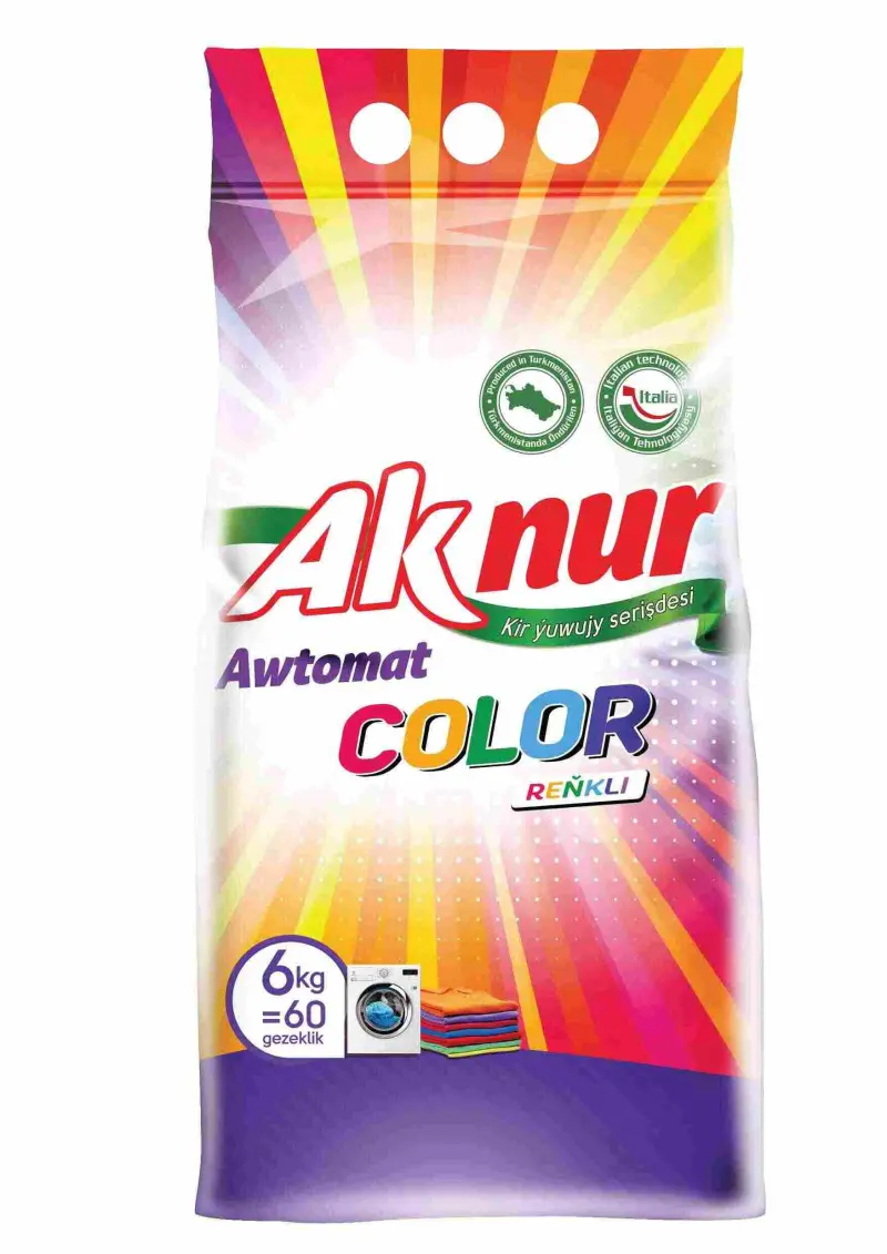 Aknur Color Automatic Laundry Detergent 6kg