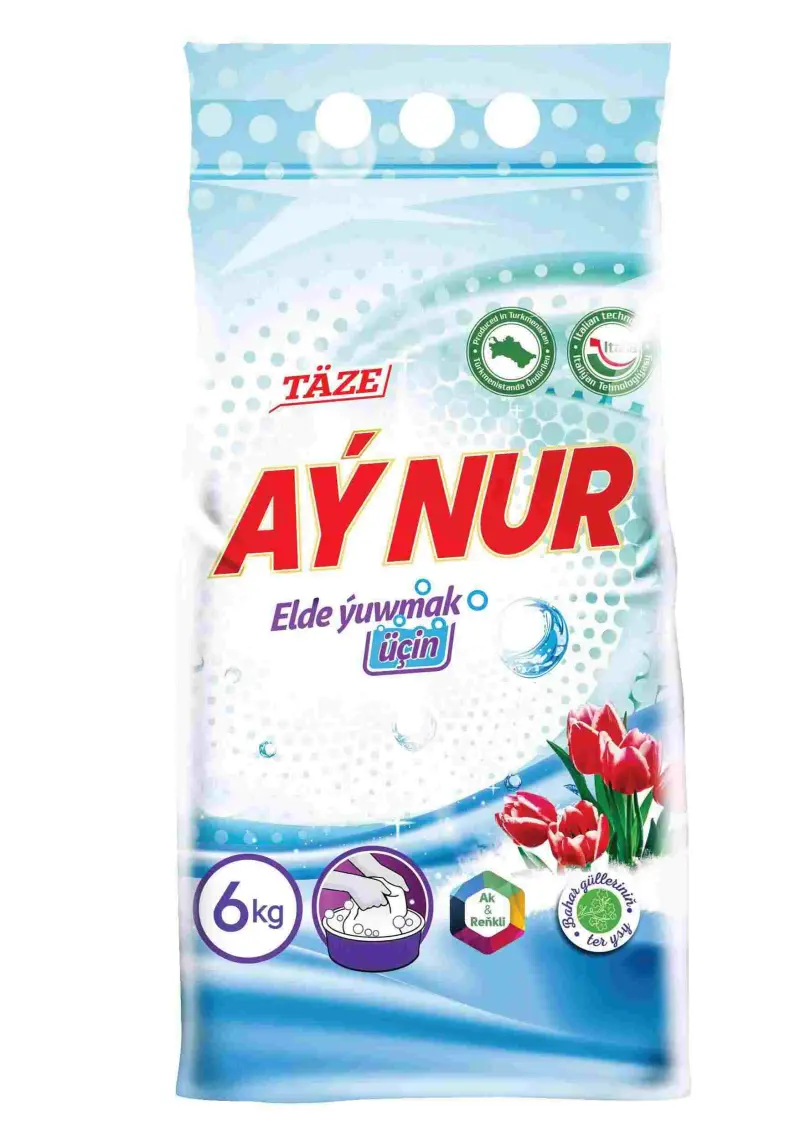 Cтиральный порошок для ручной стирки  "Aýnur" 6 кг