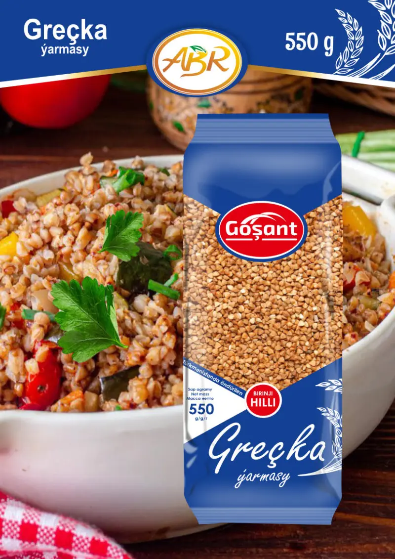 Goşant Buckwheat 0.550 kg (12 pcs in a block)