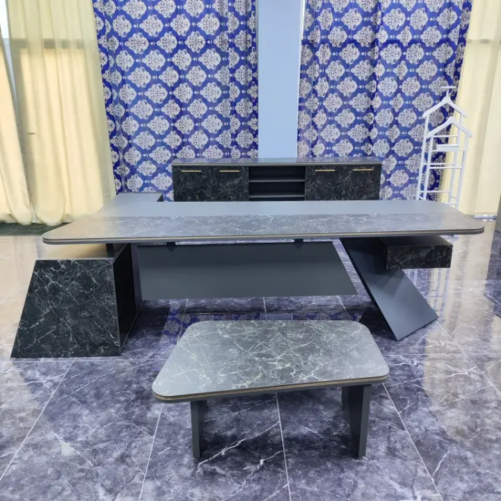 Konfull Alpin | Office Furniture Set Turkish-Made, Desk + Cabinet Bundle