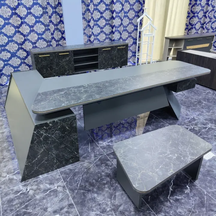 Konfull Alpin | Office Furniture Set Turkish-Made, Desk + Cabinet Bundle