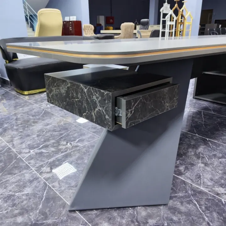 Konfull Alpin | Office Furniture Set Turkish-Made, Desk + Cabinet Bundle