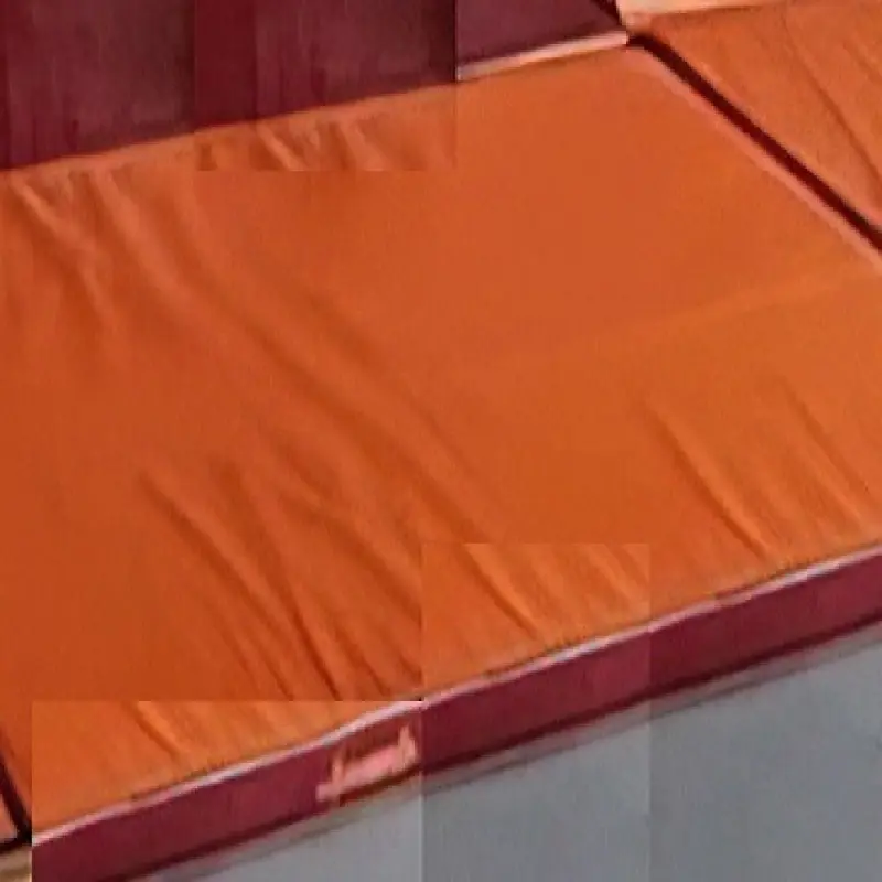 Gymnastics Mat 200x100x10 cm Removable Synthetic Leather Cover