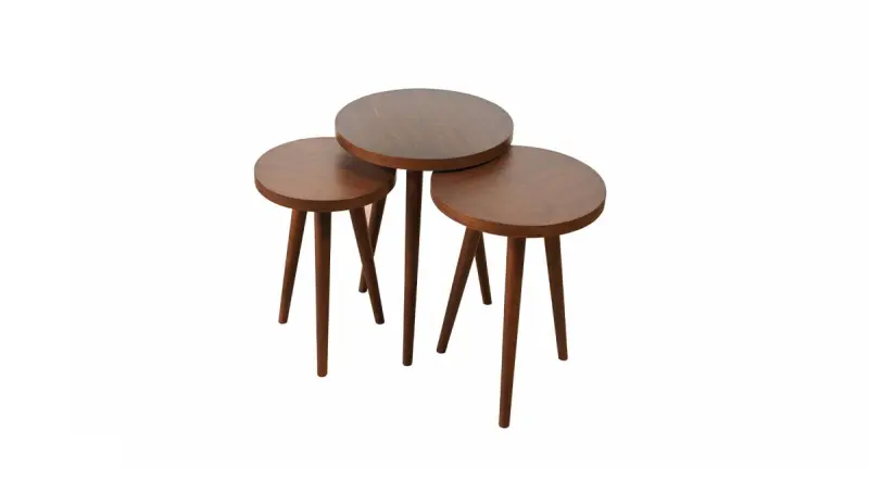 IKARUS 3200024815 | Side Table Natural Finish Round