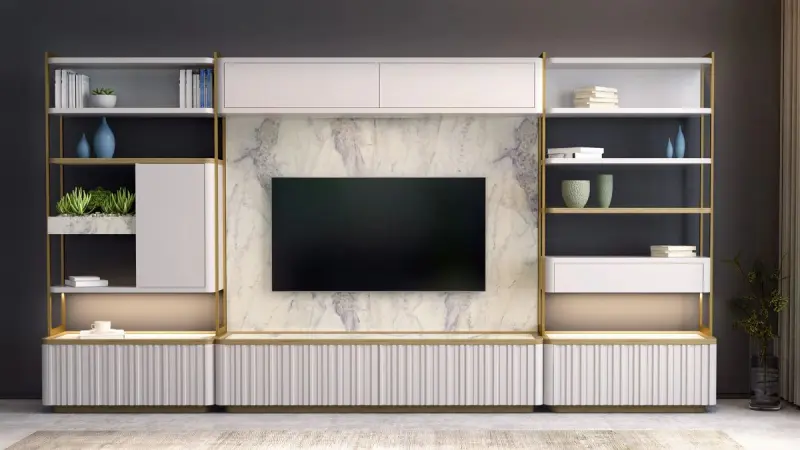 LIONTE 14282 3200415407 | Çekmeli Telewizor Şkafy 94 sm