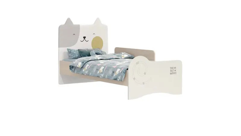 NATURAL 3200394606 | Krowat Karykasy 100x200 sm Berk gurluş