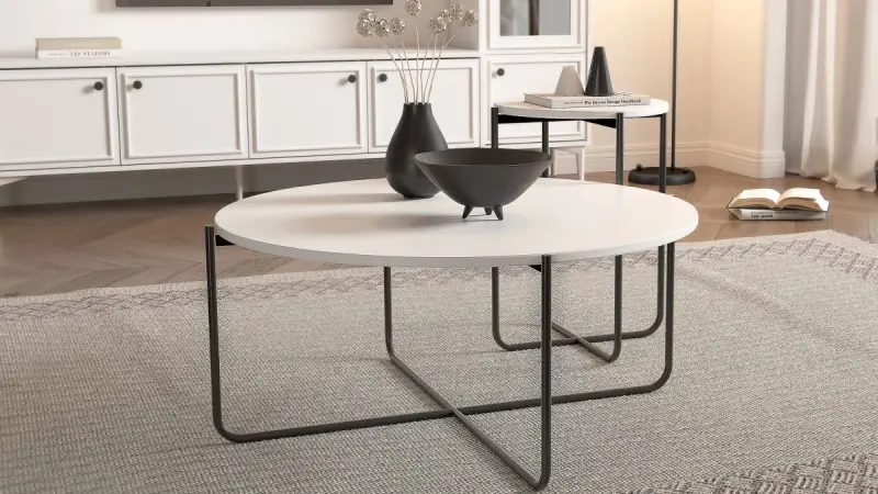 NOIRA 3200422382 | Round Coffee Table Medium Size