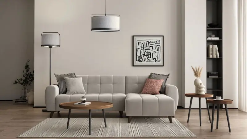 TURIN 3200422609 | Twin Nesting Table Set Compact Stackable Design