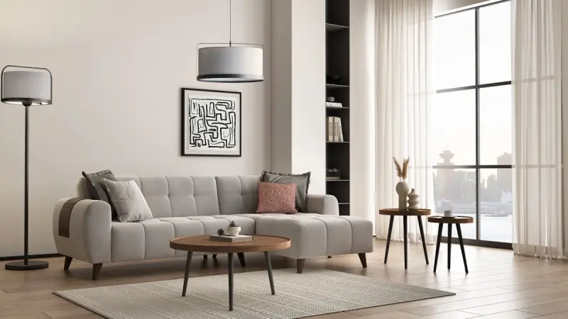 TURIN 3200422609 | Twin Nesting Table Set Compact Stackable Design