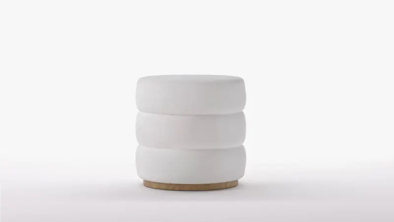 BOHEMIA 3200424260 | Makeup Table Pouf Durable Upholstery
