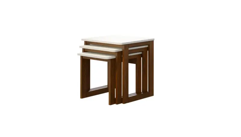 CALINA 3200411229 | Nesting Side Table Set Space-Saving Design