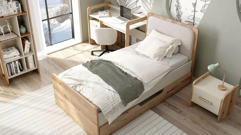 CAPY 3200419728 | Bedstead 100x200 cm Steel Frame