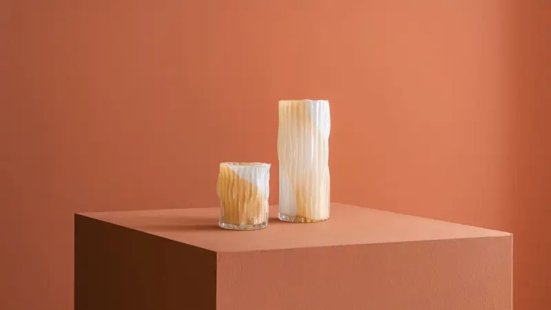 CASTELLO 3200421134 | Aýna Waza Mämiş-narynjy Ak Kiçi