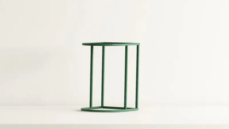 FLOW 3200422366 | Side Table Green Modern Design