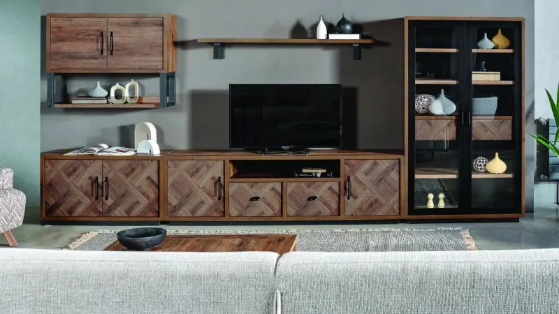 HARDY 13081 3200413510 | Overhead TV Cabinet Wall-Mounted White 1200x400x350 mm