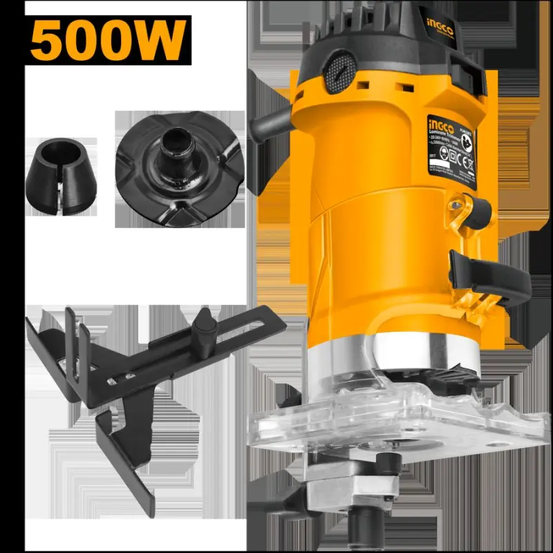 Ingco 500W PLM5002 laminat trimmeri – professional ulanyş üçin
