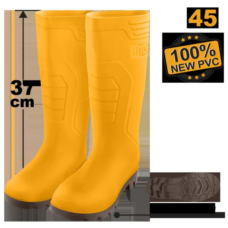 Ingco резиновые сапоги 45р SSH092L.45