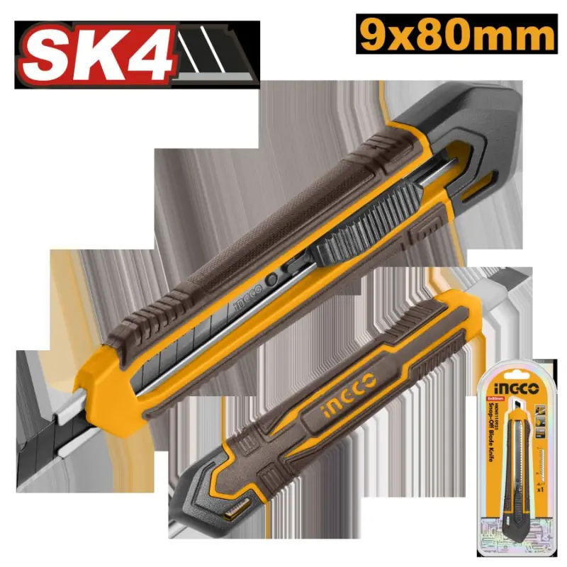 Ingco alyş-çalş edilýän pyçakly pyçak 9*80mm, model HKNS110925