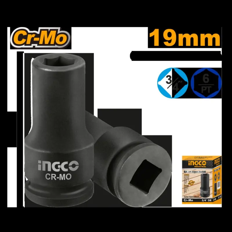 Ingco 3/4"DR. Udar nasadkasy HHIS3424L
