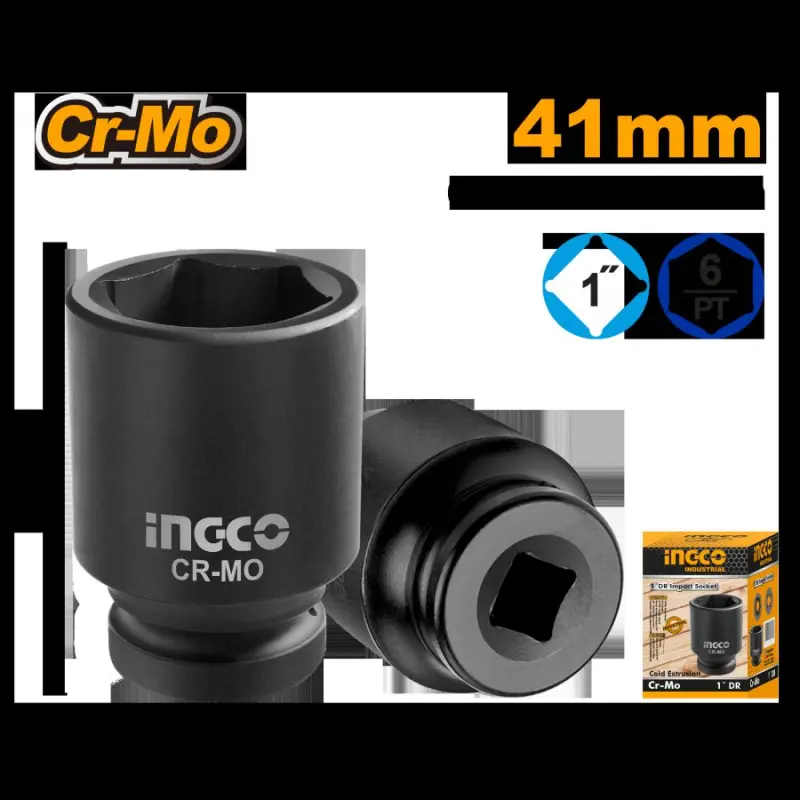 Ingco 1" DR. täsirli nasatgy 41mm HHIS0141L önümçilik üçin