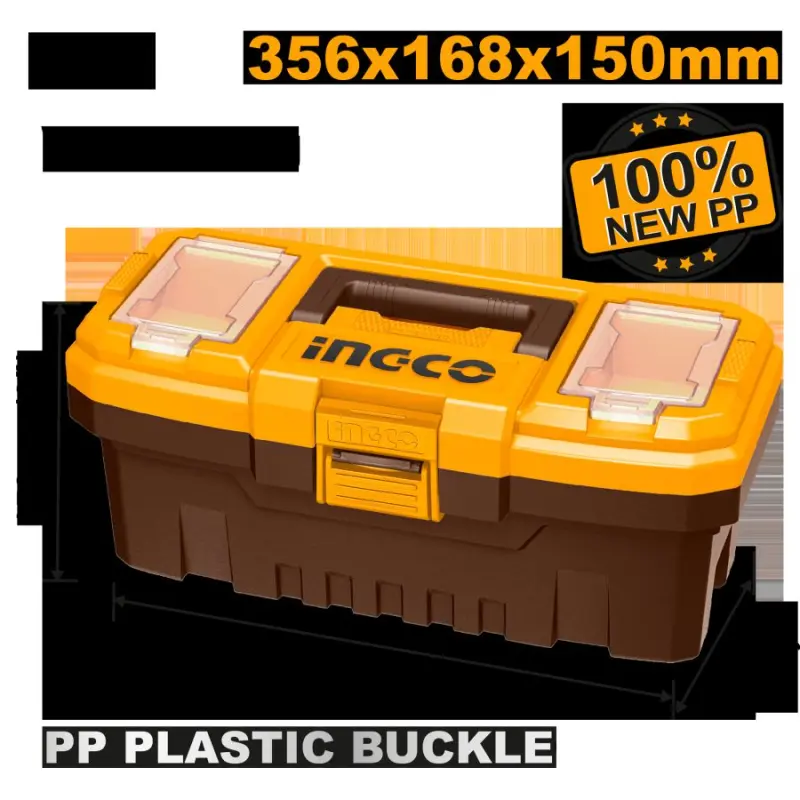 INGCO PBX1401 plastik gurallar gutusy 14R 356x168x150mm
