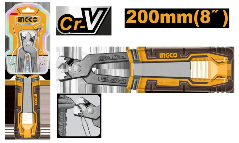 Ingco 8r 200mm baglaýjy penseler HRP02200