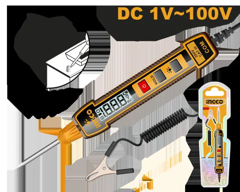 Ingco HSDT41001 Automotive Circuit Tester 1-100V