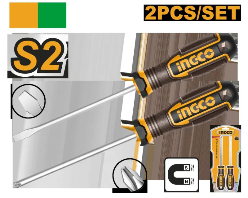 Ingco 2-Piece Screwdriver Set HKSDS0228