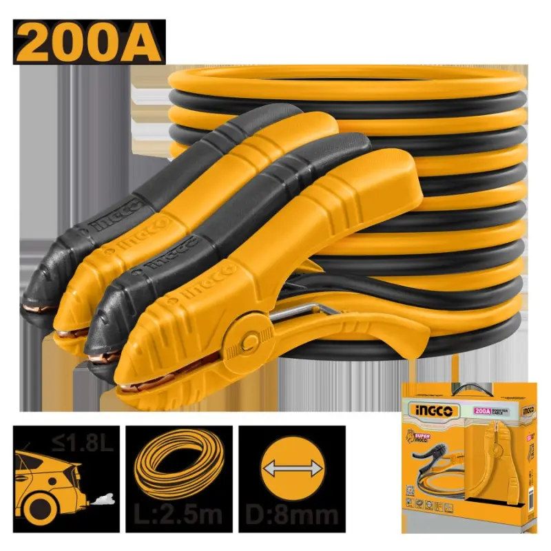 Ingco 2,5 m 200A güýçlendiriji kabel HBTCP2001