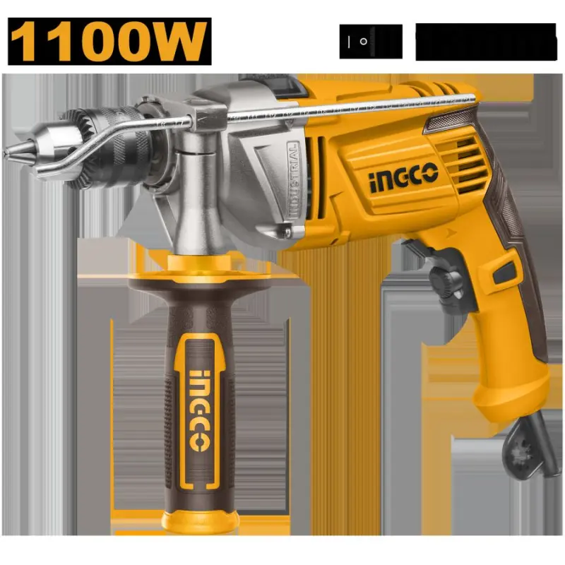 Профессиональная ударная дрель Ingco ID11008 1100Вт