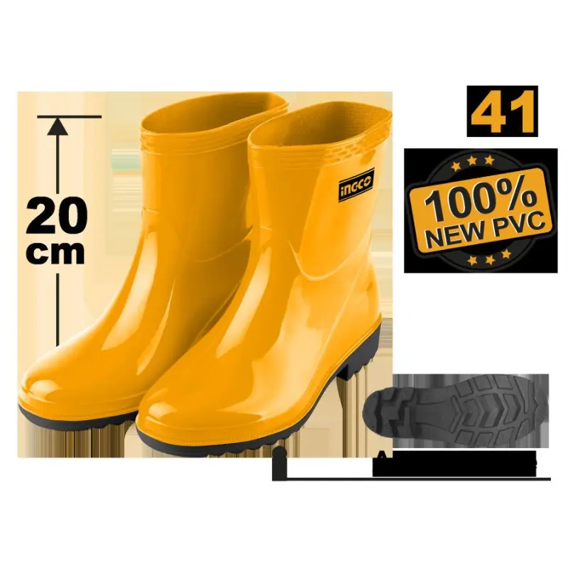 Ingco Rubber Boots Size 41 SSH102L.41