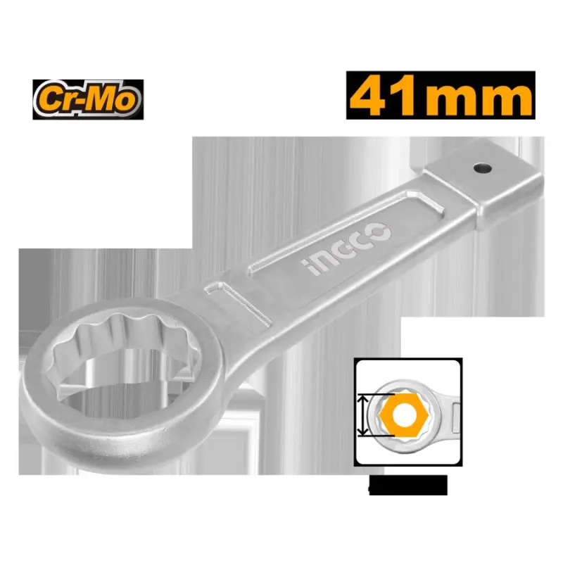 Ударный гаечный ключ накидной Ingco HRSW041