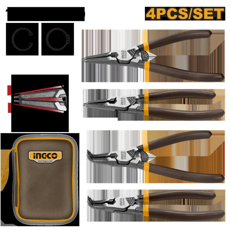 Ingco Circlip Pliers Set HCCPS26180