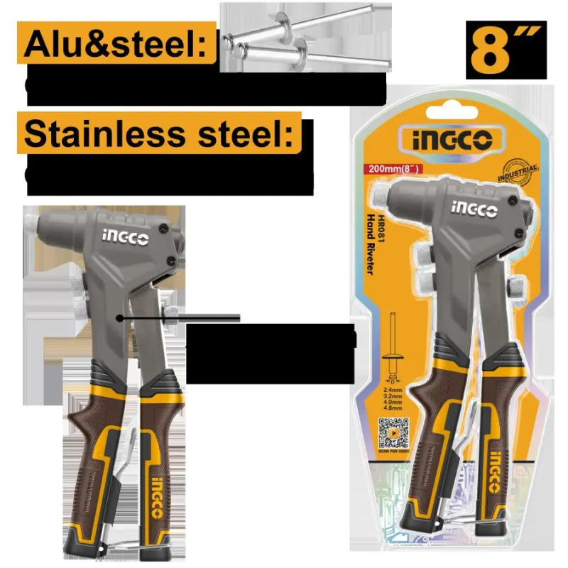 Ingco 8r Rivet HR081 – Reliable Industrial Fastening Solution