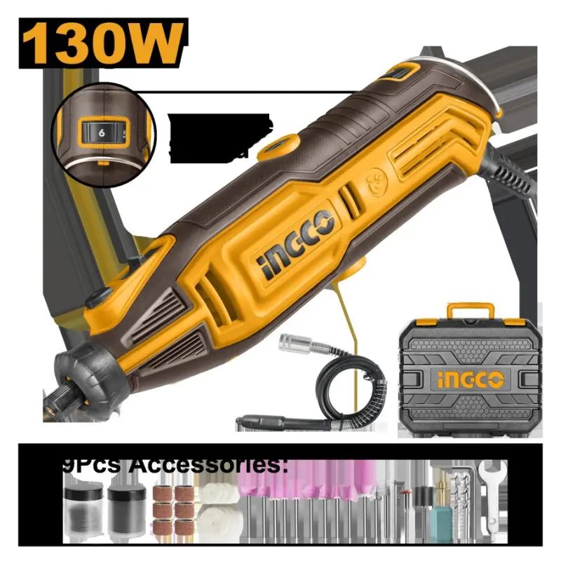 Ingco MG13328 130W Mini Grinder for Professional Use