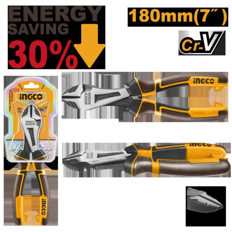 Бокорезы Ingco усиленные 7” (180мм) Cr-V HHHDCP28180