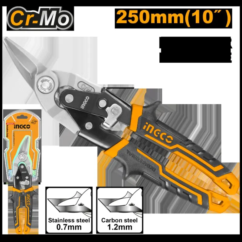 Ingco HTSN2610L Professional Metal Shears