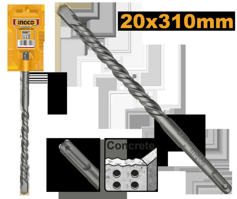 Ingco SDS Plus Concrete Drill Bit 20x310mm DBH1212003