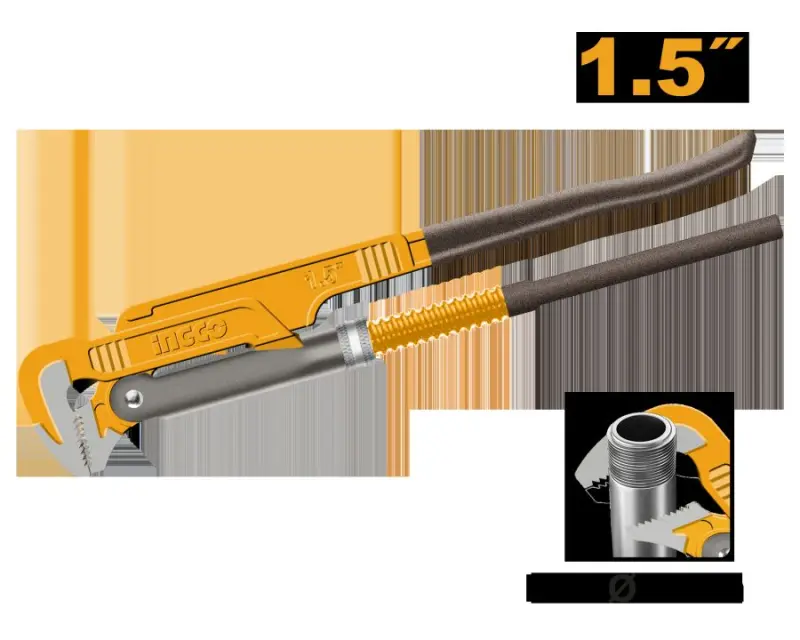 Ingco HPW04151 Pipe Wrench 1-1/2r 55mm