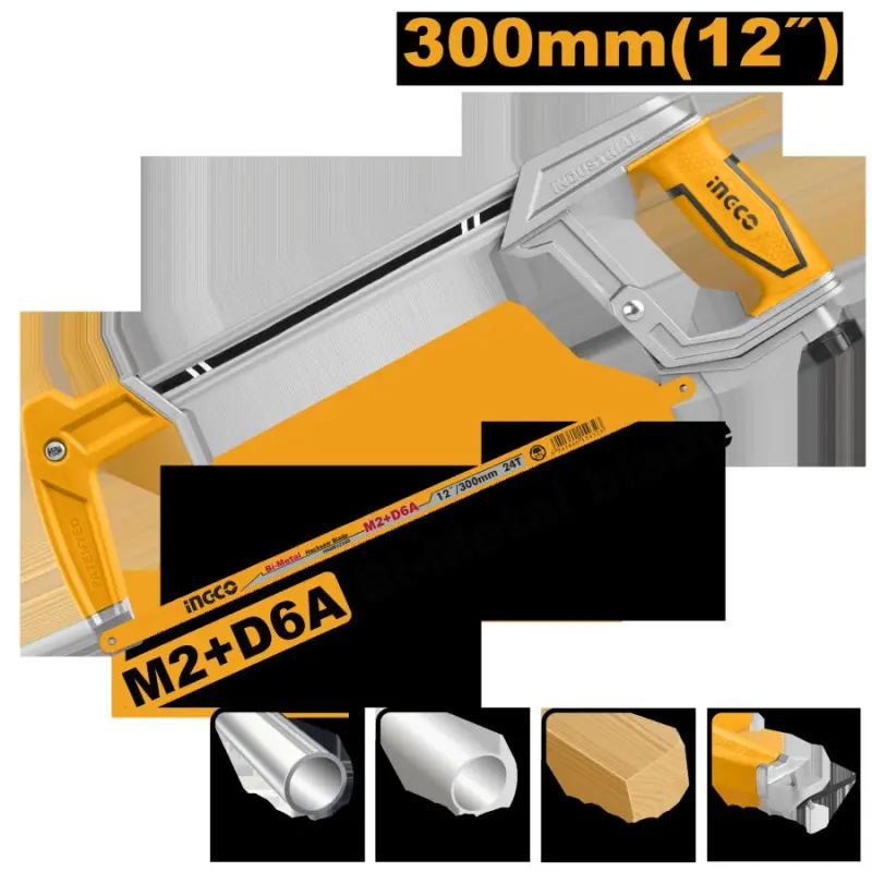 Ingco 300mm Professional Hacksaw Frame HHF3088